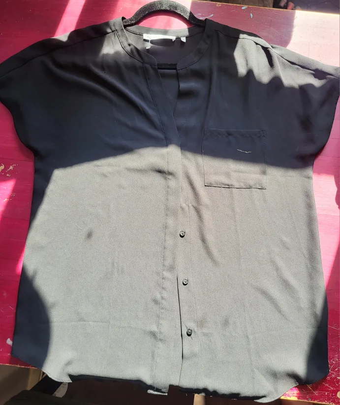 Violet + Claire Black Blouse - Size M thumbnail