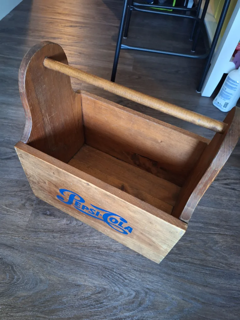 Vintage Pepsi-Cola Wooden Carrier thumbnail