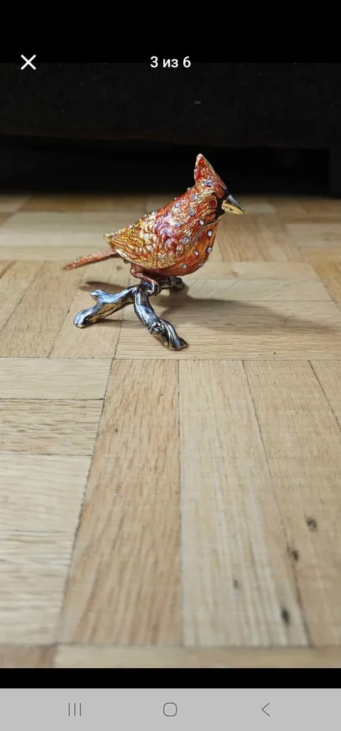 Cardinal Figurine on Branch thumbnail
