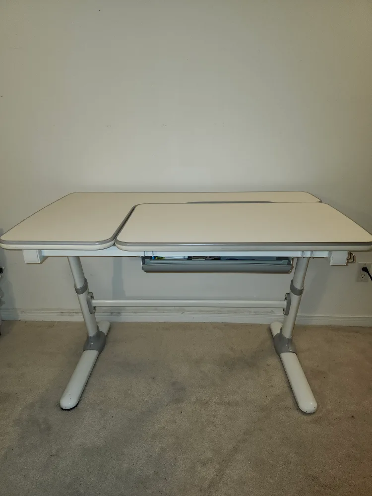 Adjustable Height Desk - White image indicator(7)