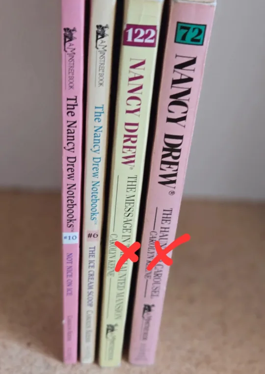 Nancy Drew Mystery Paperback Novels - Like New thumbnail
