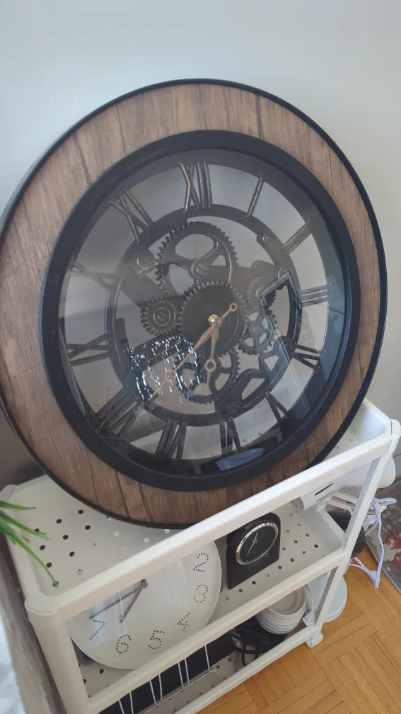 Last minute moving sale Gear Wall Clock - (original price $89) thumbnail