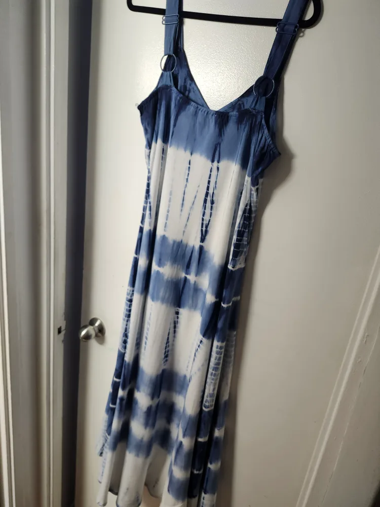 Pink Pineapple Tie Dye Maxi Dress - XL thumbnail