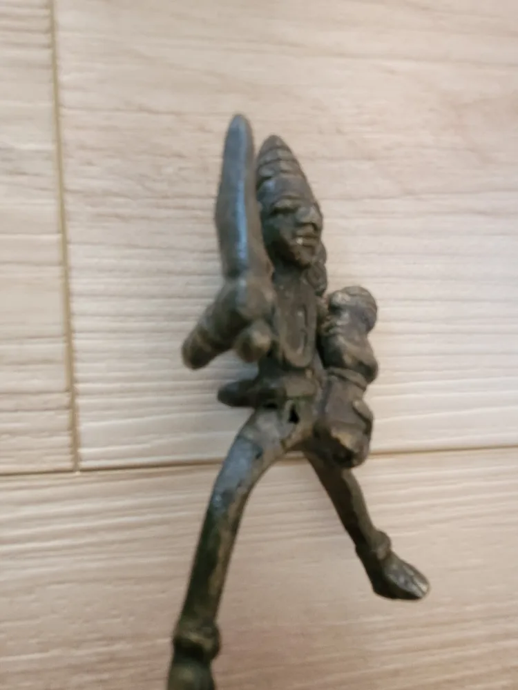 Vintage Small Bronze Statue 5" image indicator(4)