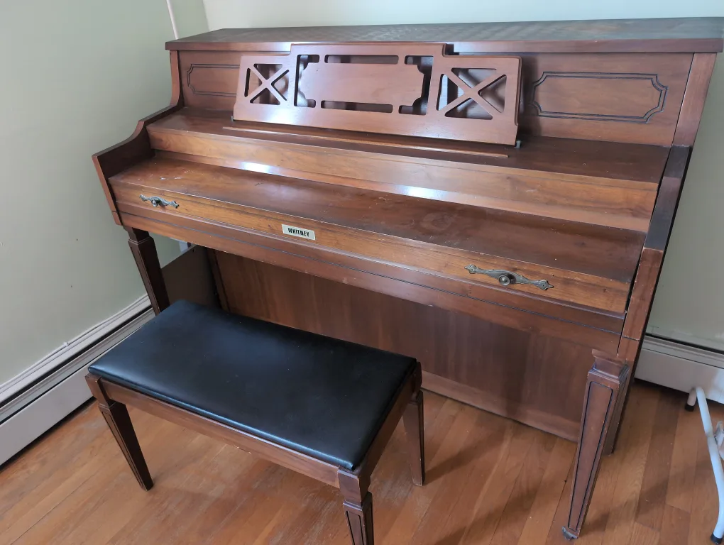 🧡 Whitney Piano with Bench, including piano books thumbnail