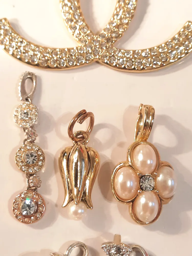 Chanel Style Pendants - Gold Tone set others image indicator(4)