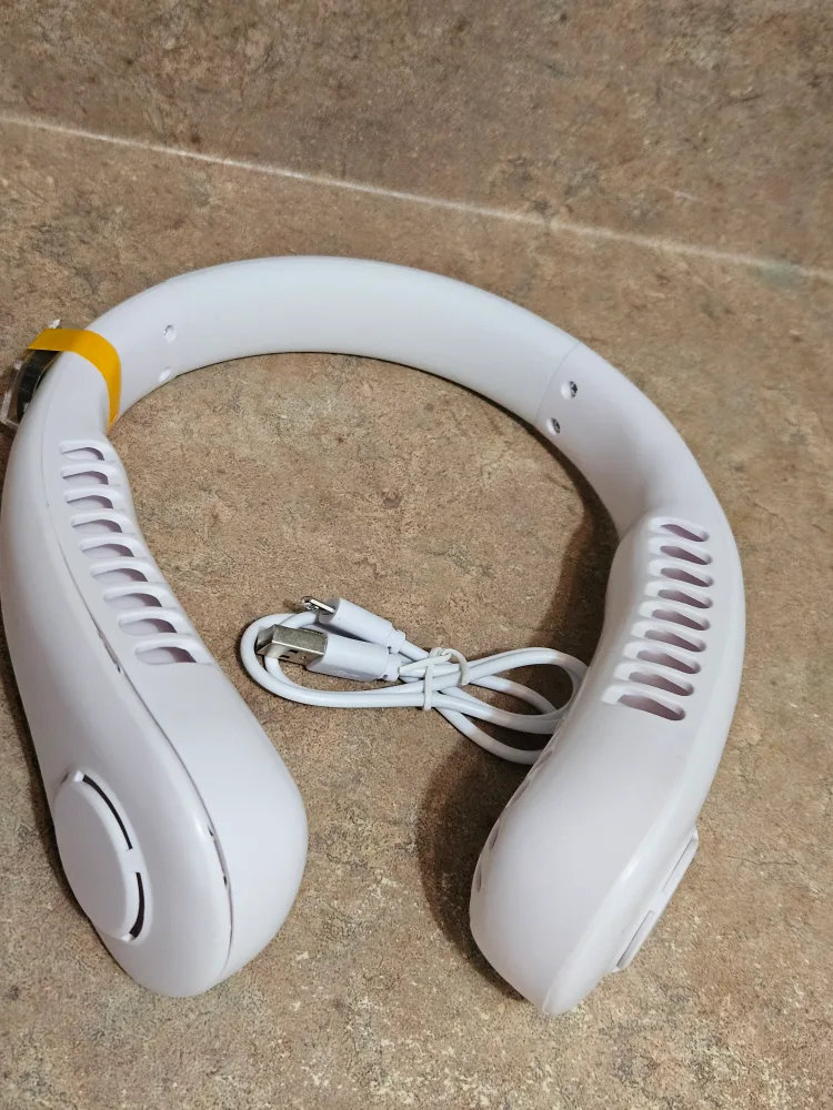 Wearable Portable Personal Neck Fan - White thumbnail