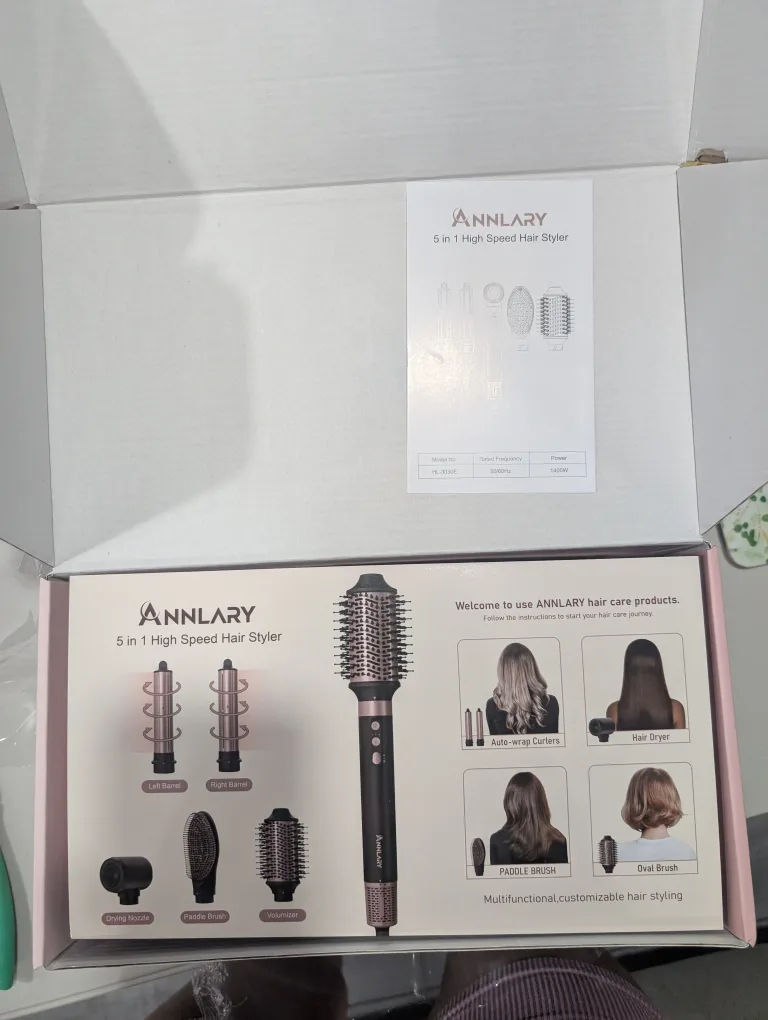 New ANNLARY 5 in 1 High Speed Hair Styler image indicator(2)