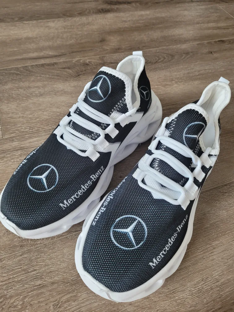 Mercedes-Benz Black & White Sneakers - Size 40 thumbnail