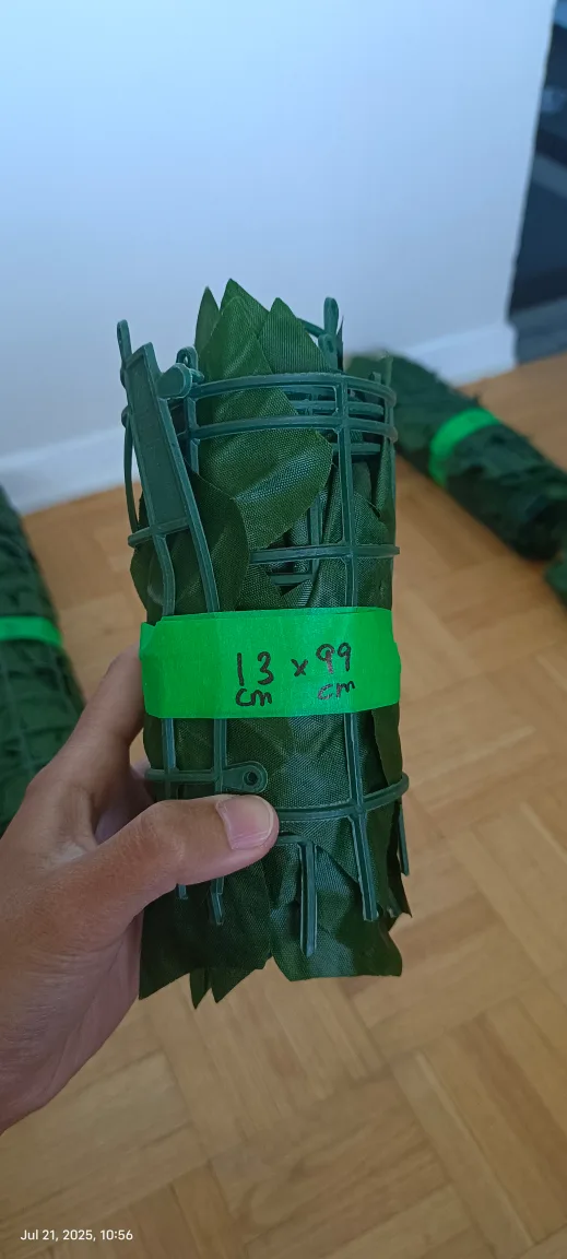 Artificial Green Leaf panels Privacy Screen image indicator(6)