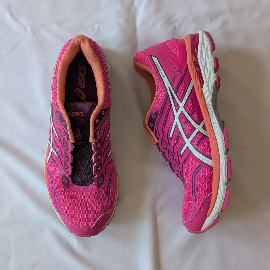Asics Gel-Kayano 21 Pink Running Shoes US 9.5 Woman thumbnail