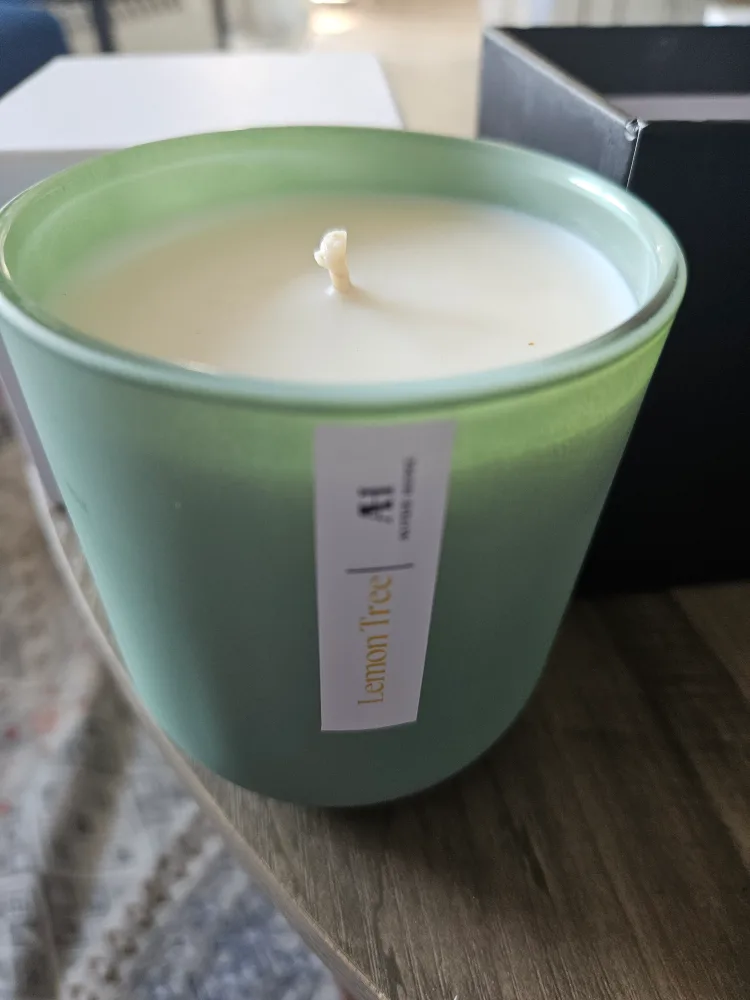 Aluxie Home Lemon Tree Scented Candle image indicator(2)