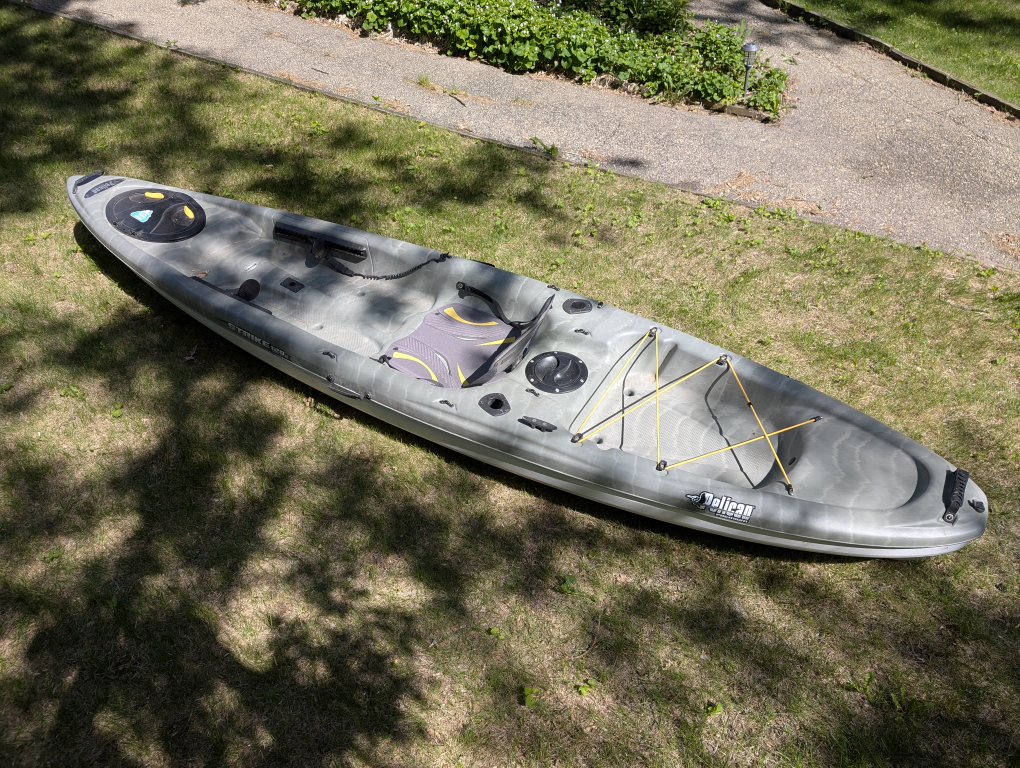 Pelican Strike 120X Fishing Kayak with Scupper Cart, Rack Mounts - photo 2