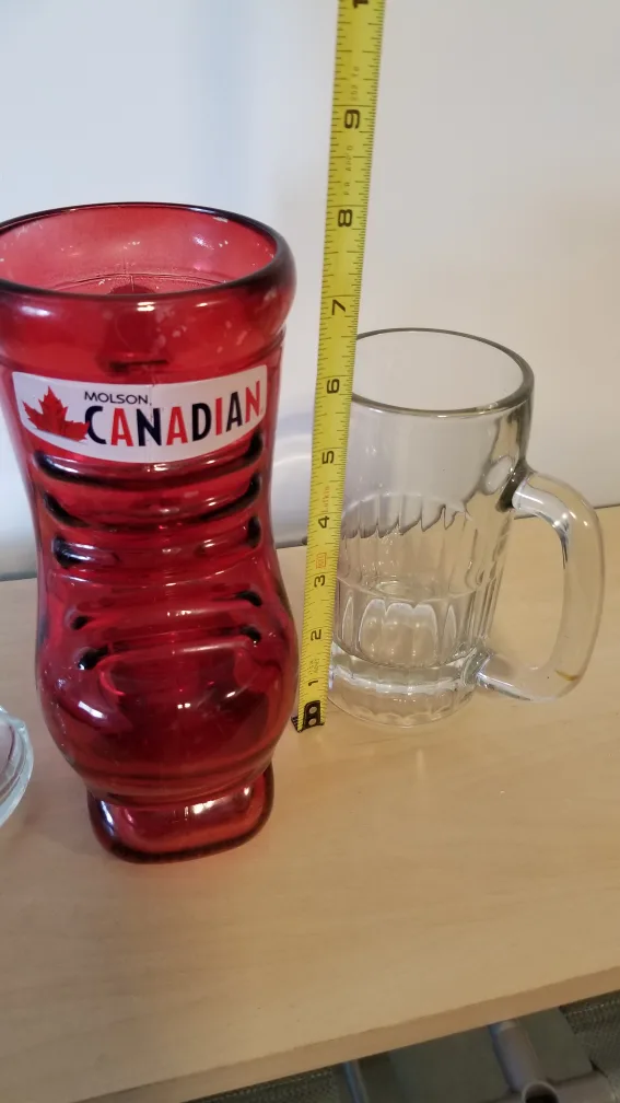 2 Boot Glass Mugs & 1 Clear Beer Mug available. image indicator(3)