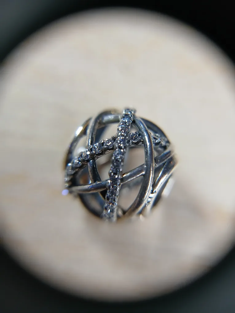 Pandora Bangle (Small) with 12 Charms and Bag image indicator(6)