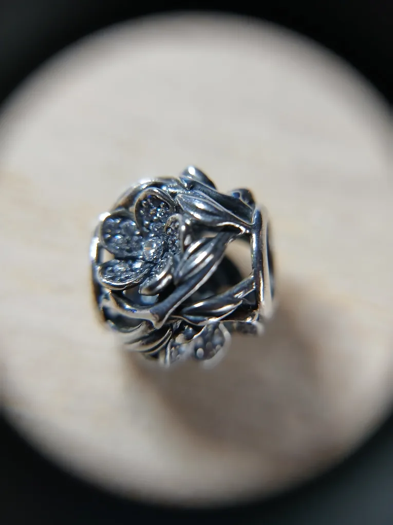 Pandora Bangle (Small) with 12 Charms and Bag image indicator(8)