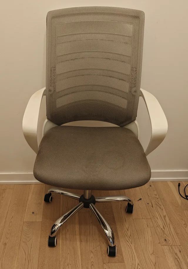 Office Chair - Grey & White thumbnail