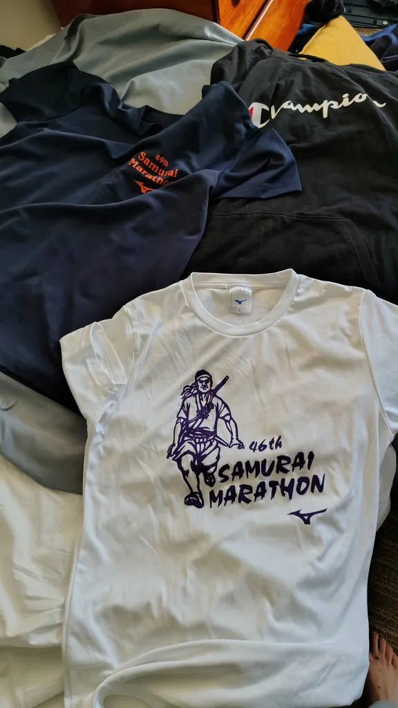 Mizuno Samurai Marathon T-Shirt and Champion Hoodie thumbnail