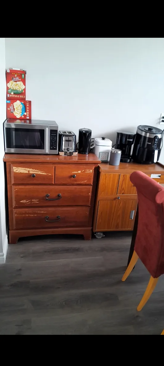Wooden Dresser - Used Condition 2 PCS thumbnail