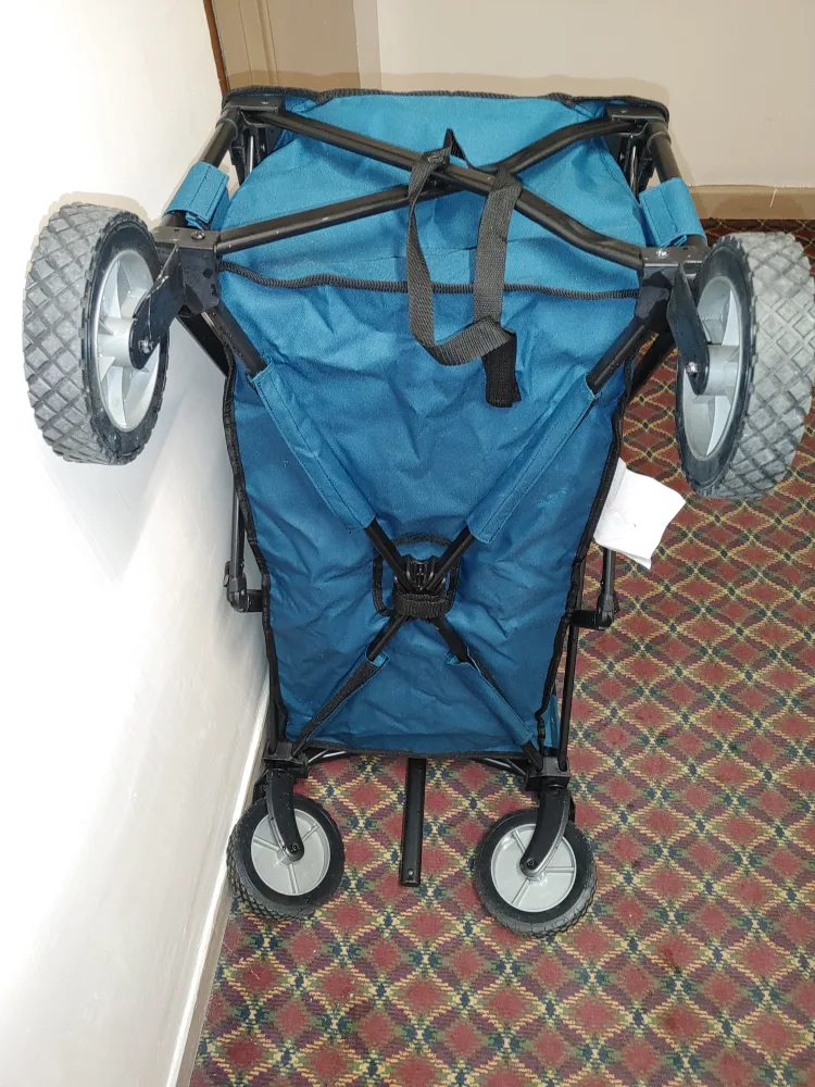 Woods Outdoor Collapsible Wagon - Navy image indicator(8)