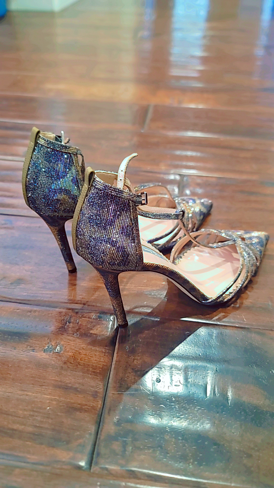 SJP Carrie Leopard Fabric Heels - photo 2