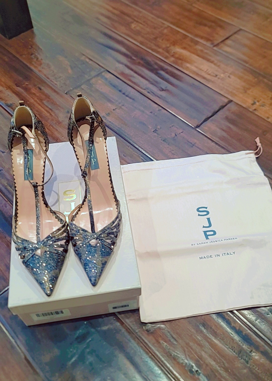 SJP Carrie Leopard Fabric Heels - photo 5