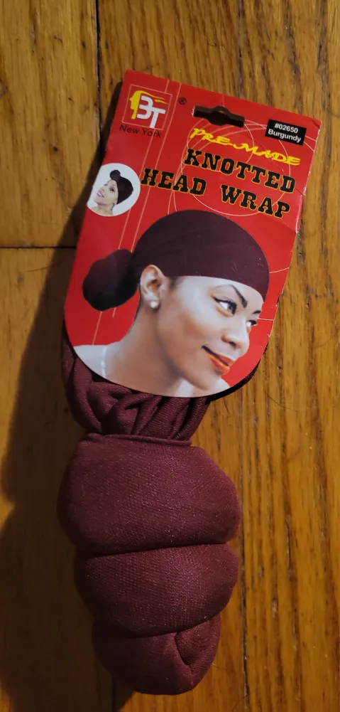 TwistChic: Burgundy Knotted Wrap by BT New York thumbnail