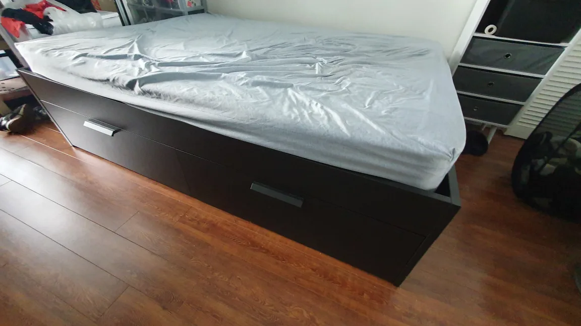 IKES BRIMNES DOUBLE Bed Frame with Storage thumbnail