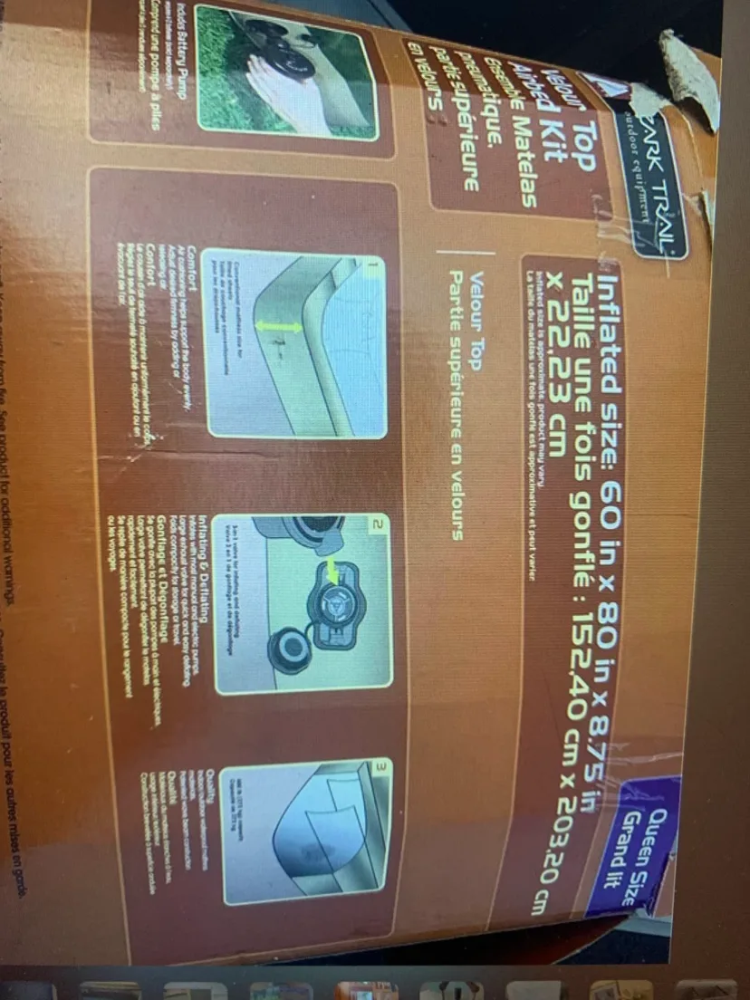 Ozark Trail Air Mattress- queen image indicator(2)