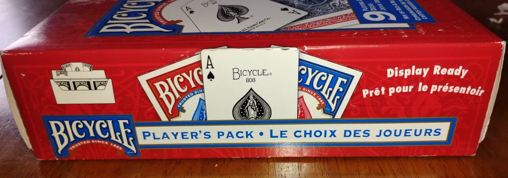 Factory Sealed Bicycle 9 Decks Playing Cards Player's Pack thumbnail