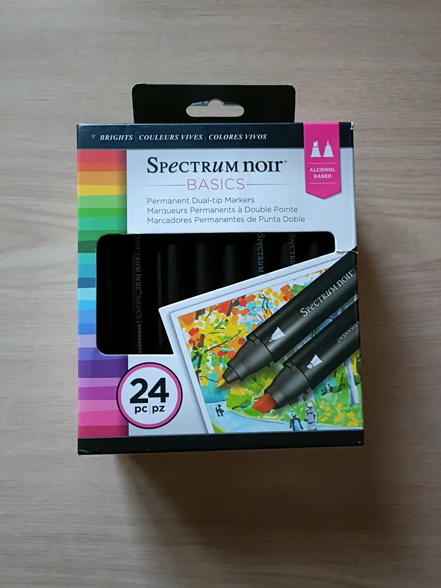 Spectrum Noir Basics Dual-Tip Alcohol Markers - 24 Pack thumbnail