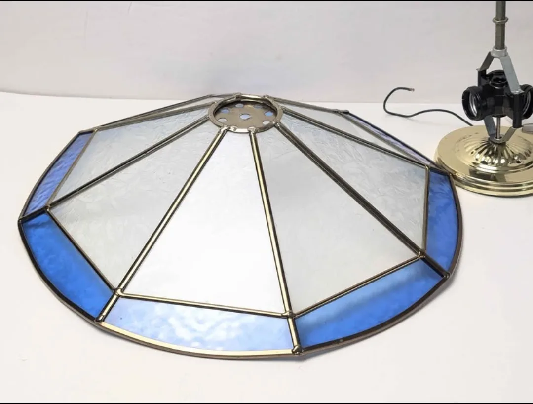 Stained Glass Octagon Ceiling Light image indicator(3)