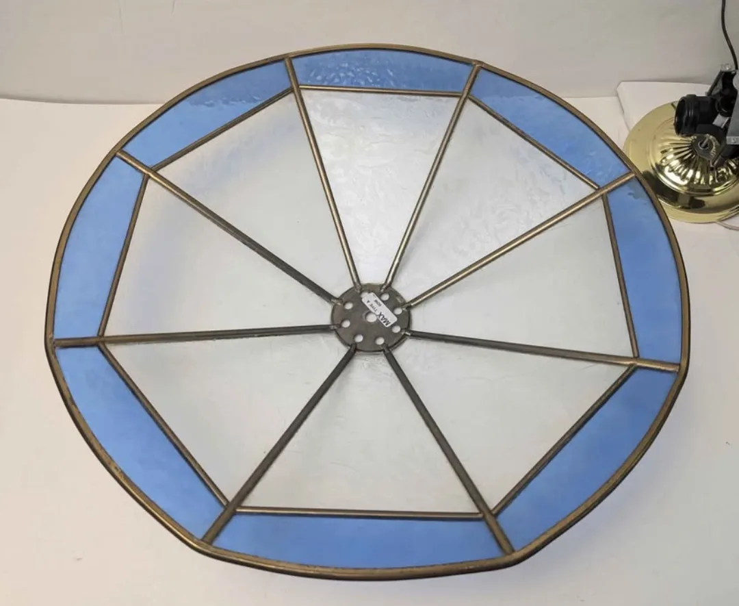Stained Glass Octagon Ceiling Light image indicator(5)