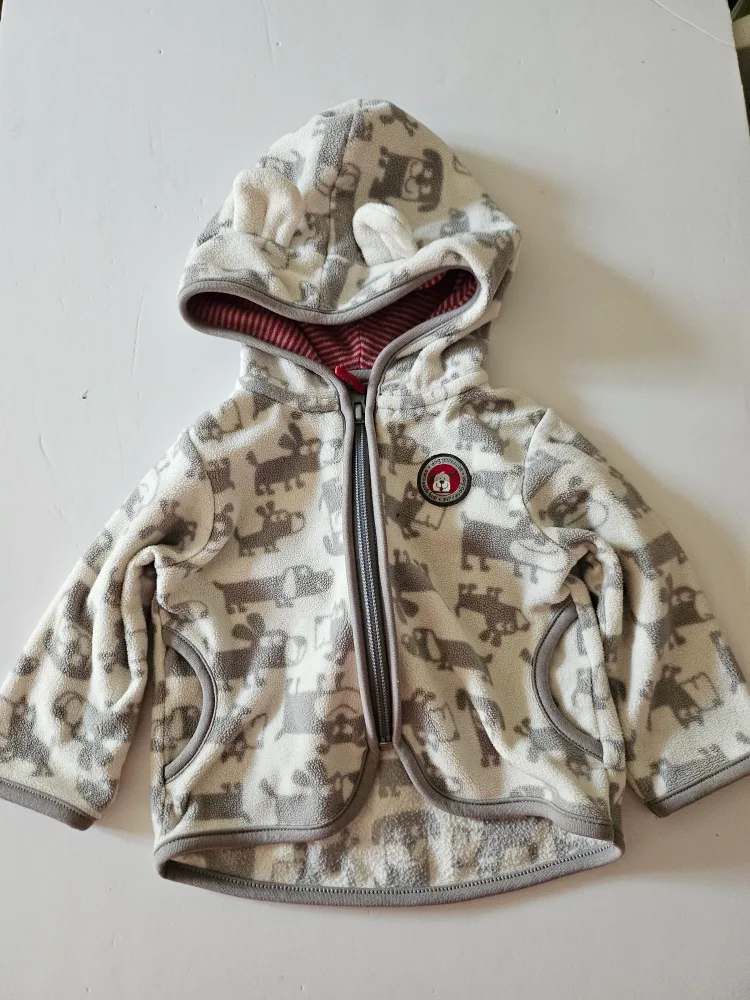 Carter's Fleece Dog Print Hooded Jacket 🇨🇦 thumbnail