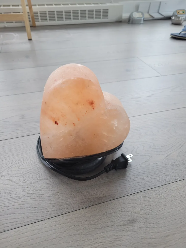 Heart-Shaped Himalayan Salt Lamp thumbnail
