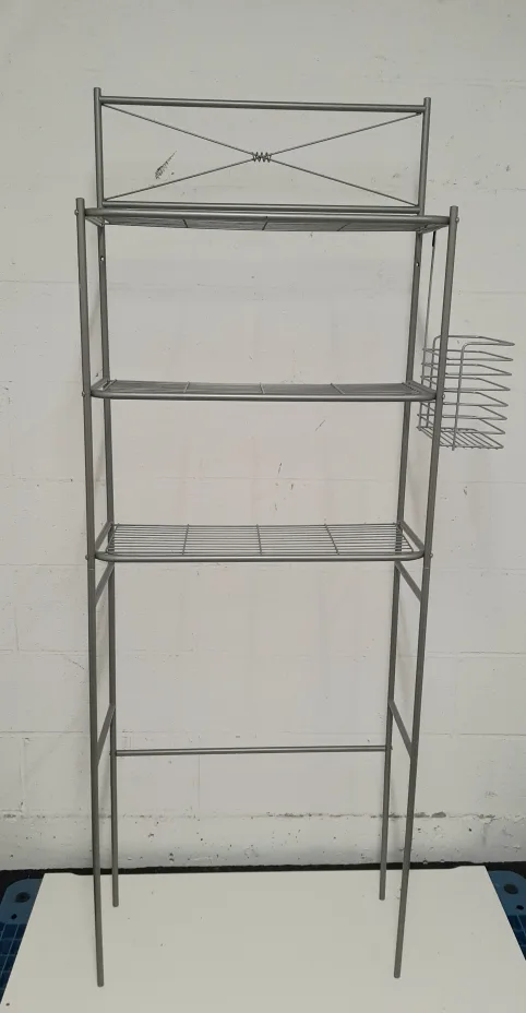 Over-the-Toilet Space Saver Shelf - Silver thumbnail