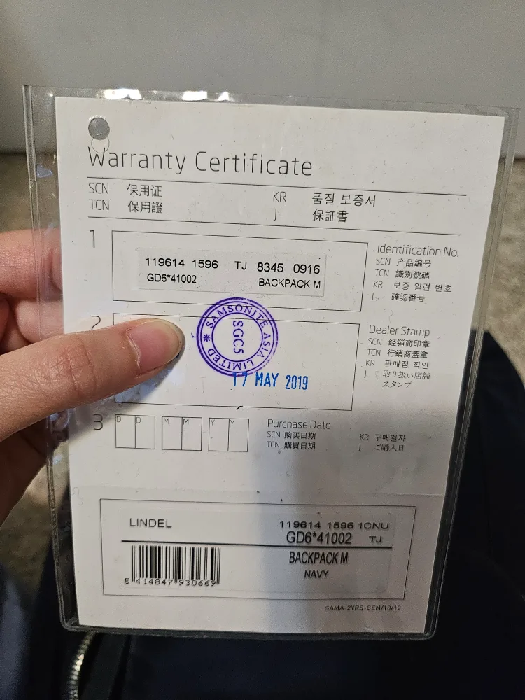 Samsonite Lindel Laptop Backpack - Navy image indicator(3)