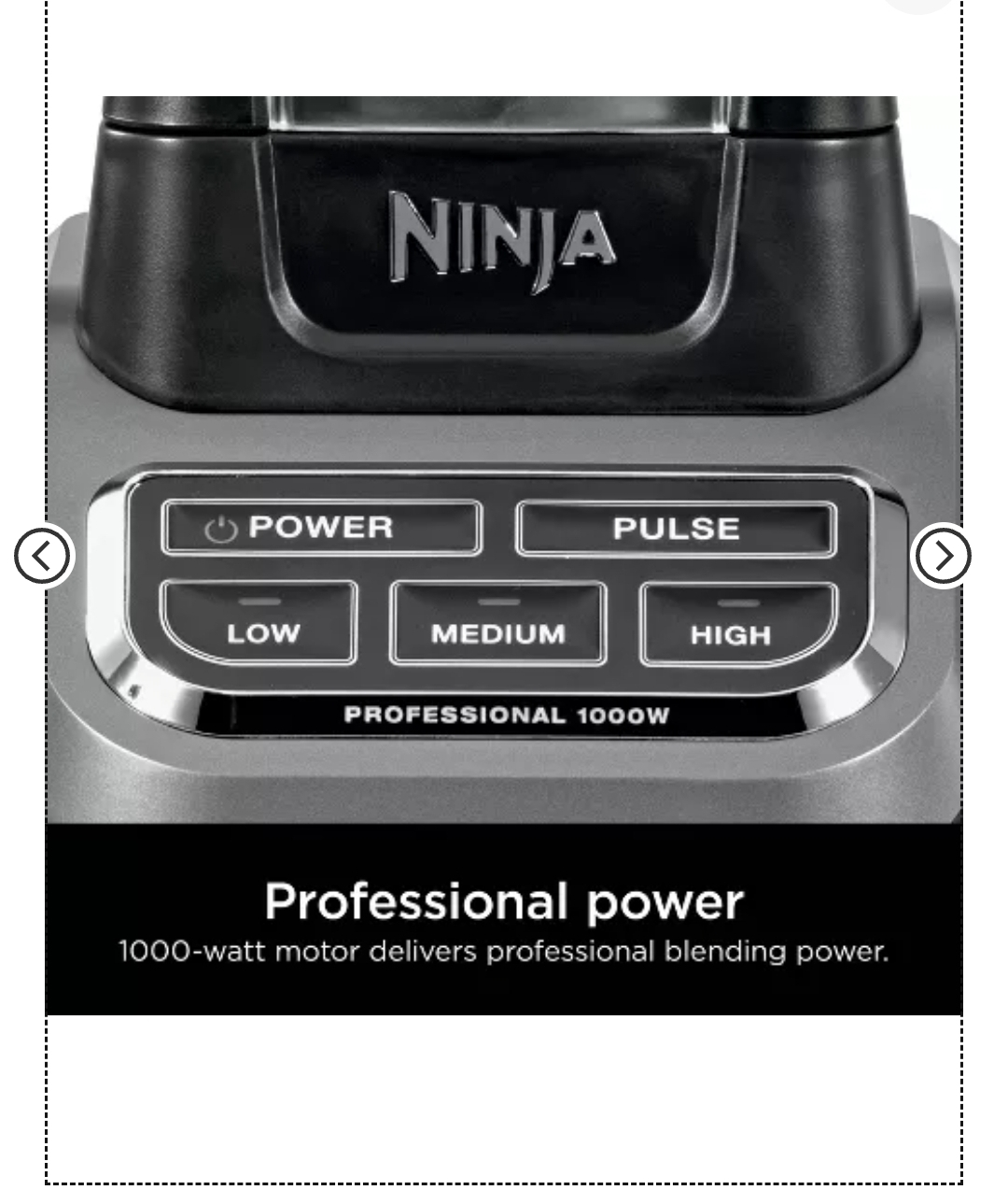 Ninja Professional 1000W Blender - photo 2