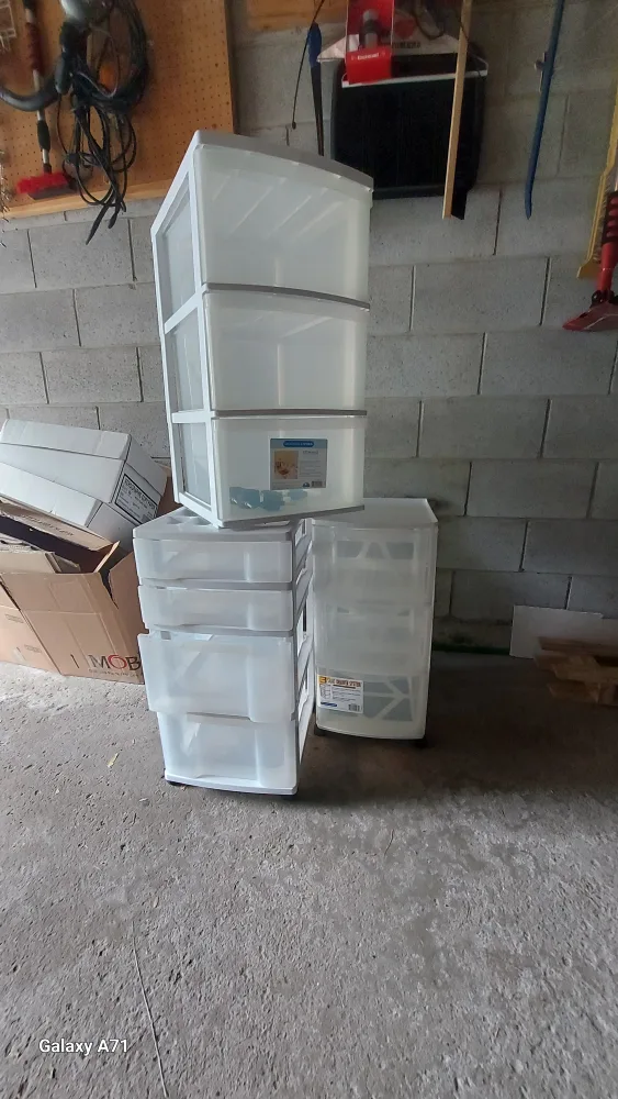 3-Drawer Plastic Storage Units thumbnail