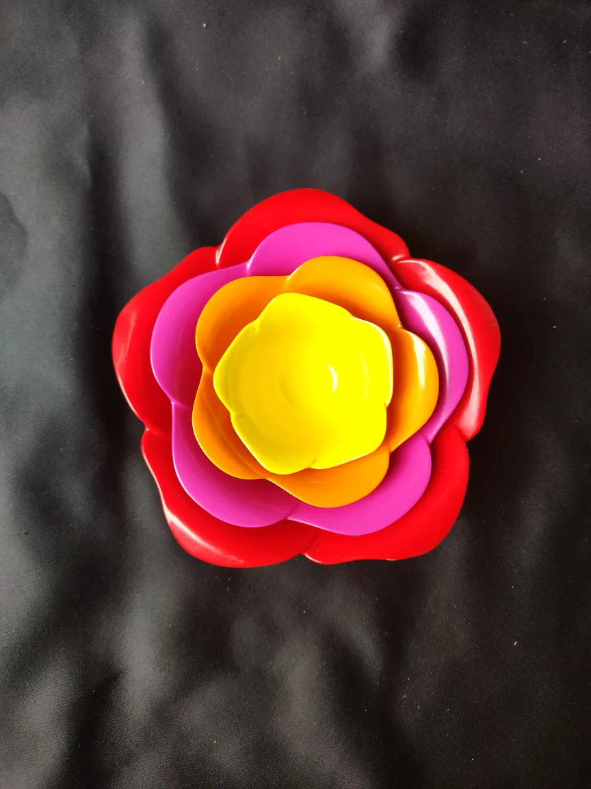 Zak Design Vintage Stackable Rose Bowls - 7 Piece image indicator(5)