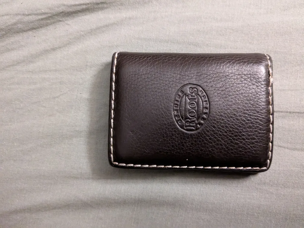 Roots Leather Wallet - Brown thumbnail
