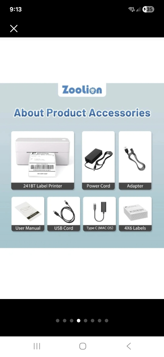 New 4x6 Wireless Bluetooth Thermal label printer - photo 3