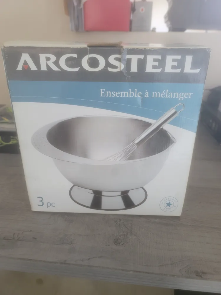 Arcosteel Ensemble à mélanger 3pc - Mixing Bowl Set thumbnail