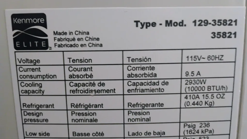 🇨🇦 Kenmore Elite Portable Air Conditioner 10000 BTU image indicator(3)