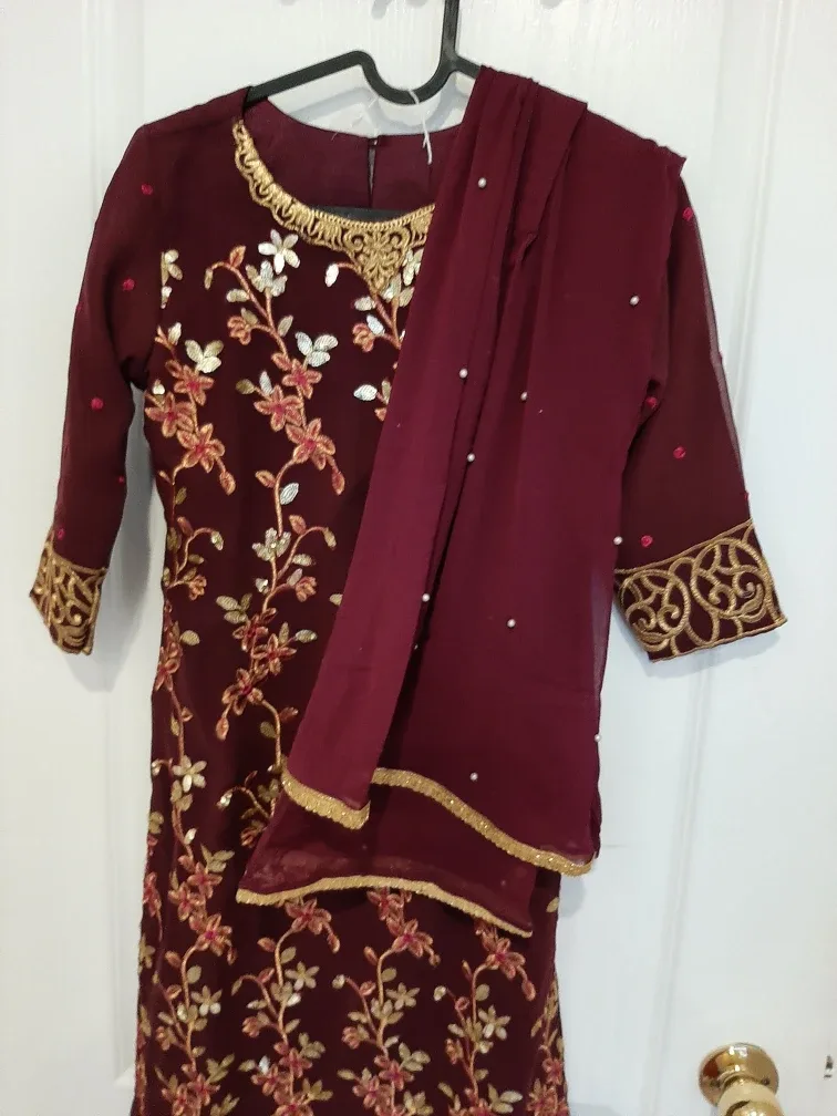 Girl's Party wear Salwar Kurta Set image indicator(4)