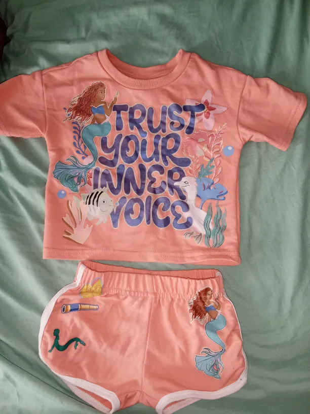 Disney Little Mermaid 2T Outfit thumbnail