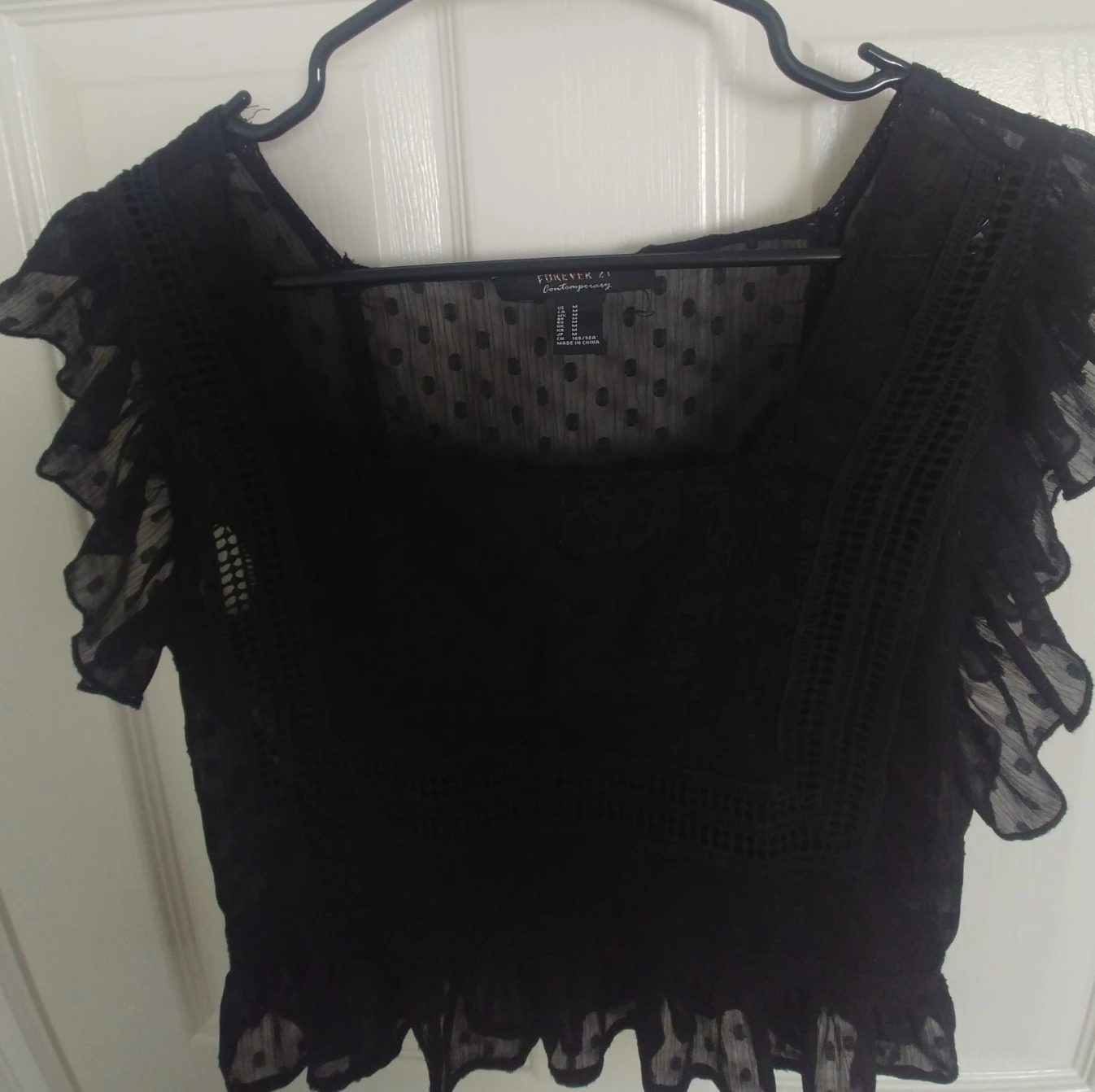 Forever 21 Black Blouse - Size medium - photo 2
