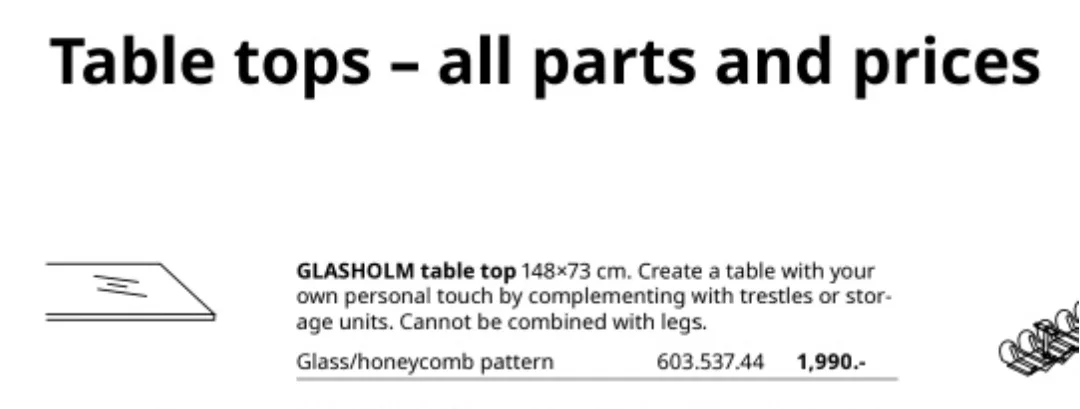 IKEA GLASHOLM Table image indicator(4)