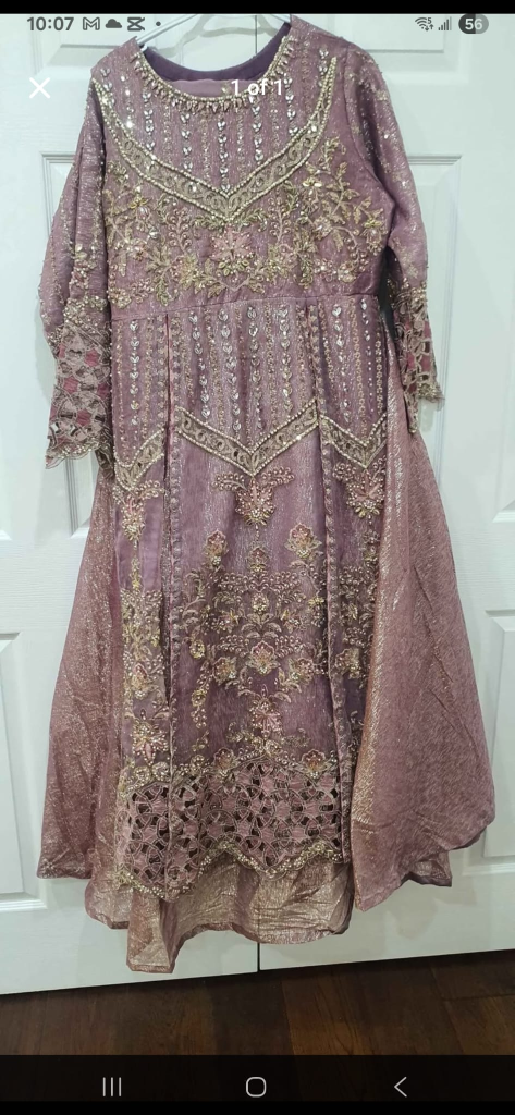 Embroidered Formal Dress