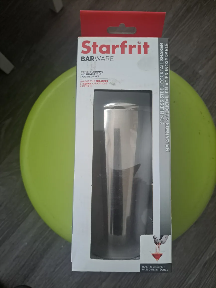 Starfrit Stainless Steel Cocktail Shaker - New in Box! thumbnail